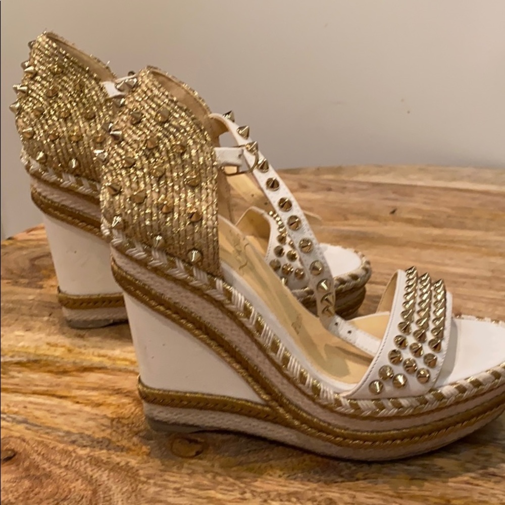 Louboutin Madmonica Wedges - Size 5